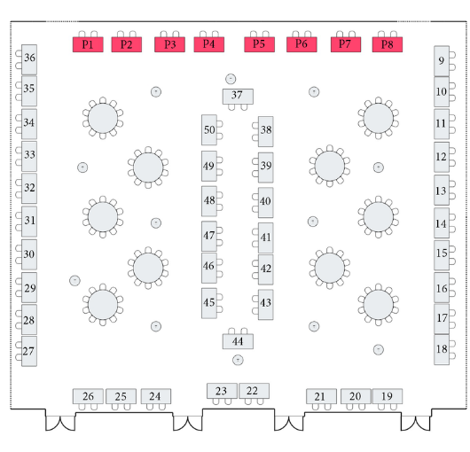 Expo Floor Plan Draft/Subject to Change